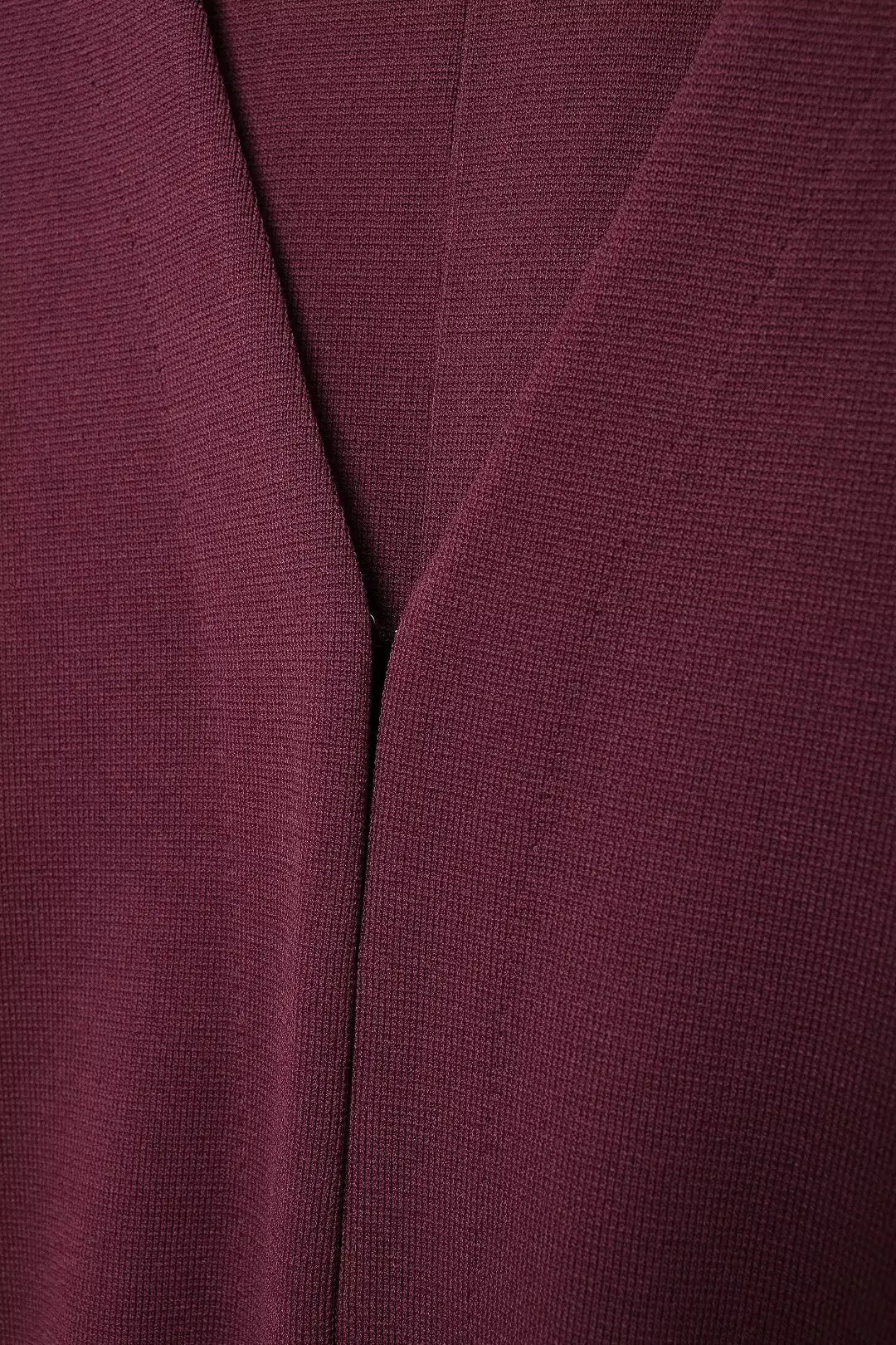 TRAFZA Women Elegant Knitted Coats Fashion Burgundy Red V-neck Slim Cardigan Autumn Office Lady Chic Solid Long Sleeve Outerwear
