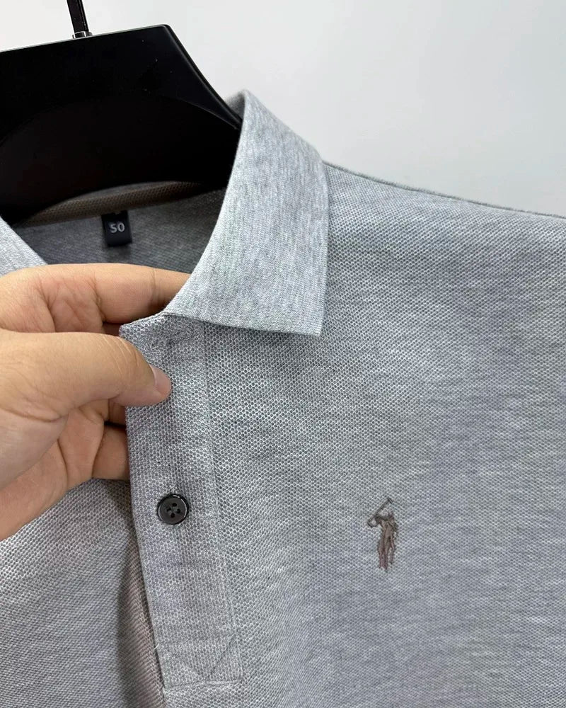 High end brand 100% cotton short sleeve polo shirt men's summer fashion designer new Paul pony embroidery casual golf T-shirt